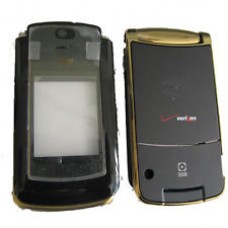 CARCAÇA MOTOROLA V8 PRETA COM DOURADO SIMILAR